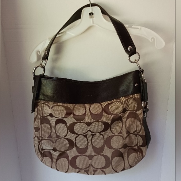 coach signature classic zoe shoulder soho hobo bag - Picture 1 of 10